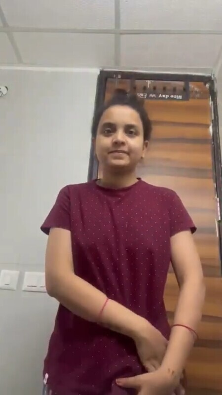 CUTE INDIAN GIRL STRIPPING IN BATHROOM ๐ฅ๐ โ picture 2
