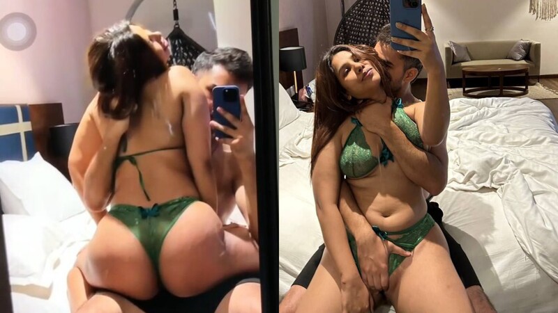 Desi Indian Horny Couple Big Ass Thong Full Nude Fucking 2 Vids in one – video